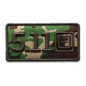 92458 PARCHE 511 WOODLAND CAMO MARCA 5.11