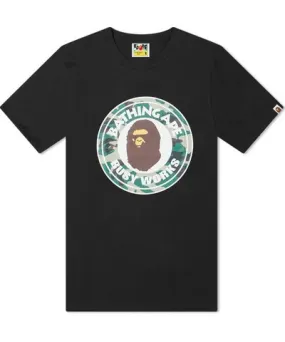 A Bathing Ape Men's Woodland Camo Busy Works T-Shirt