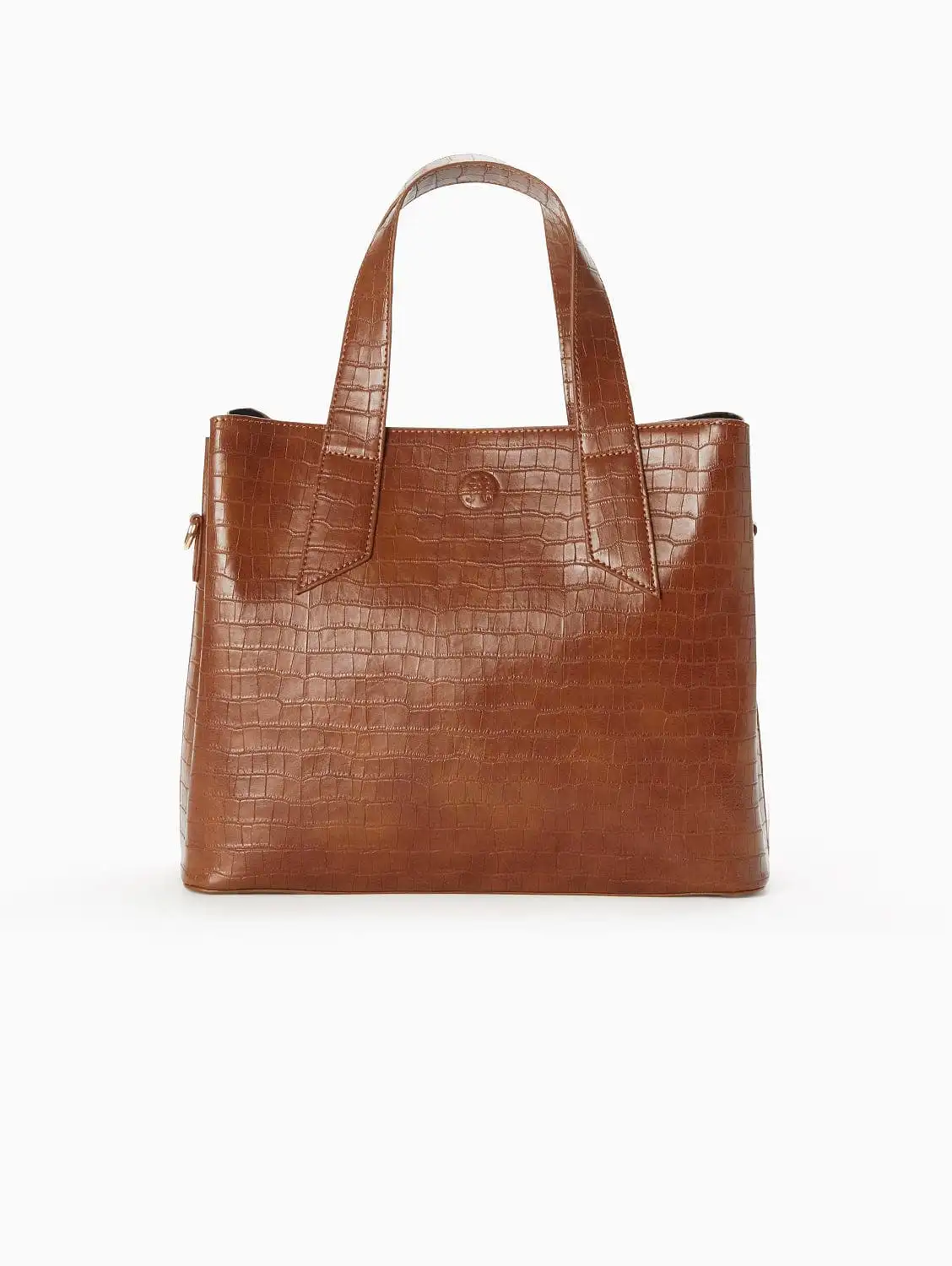 Ariana Croco Vegan Leather Shoulder Tote Bag | Multiple Colours