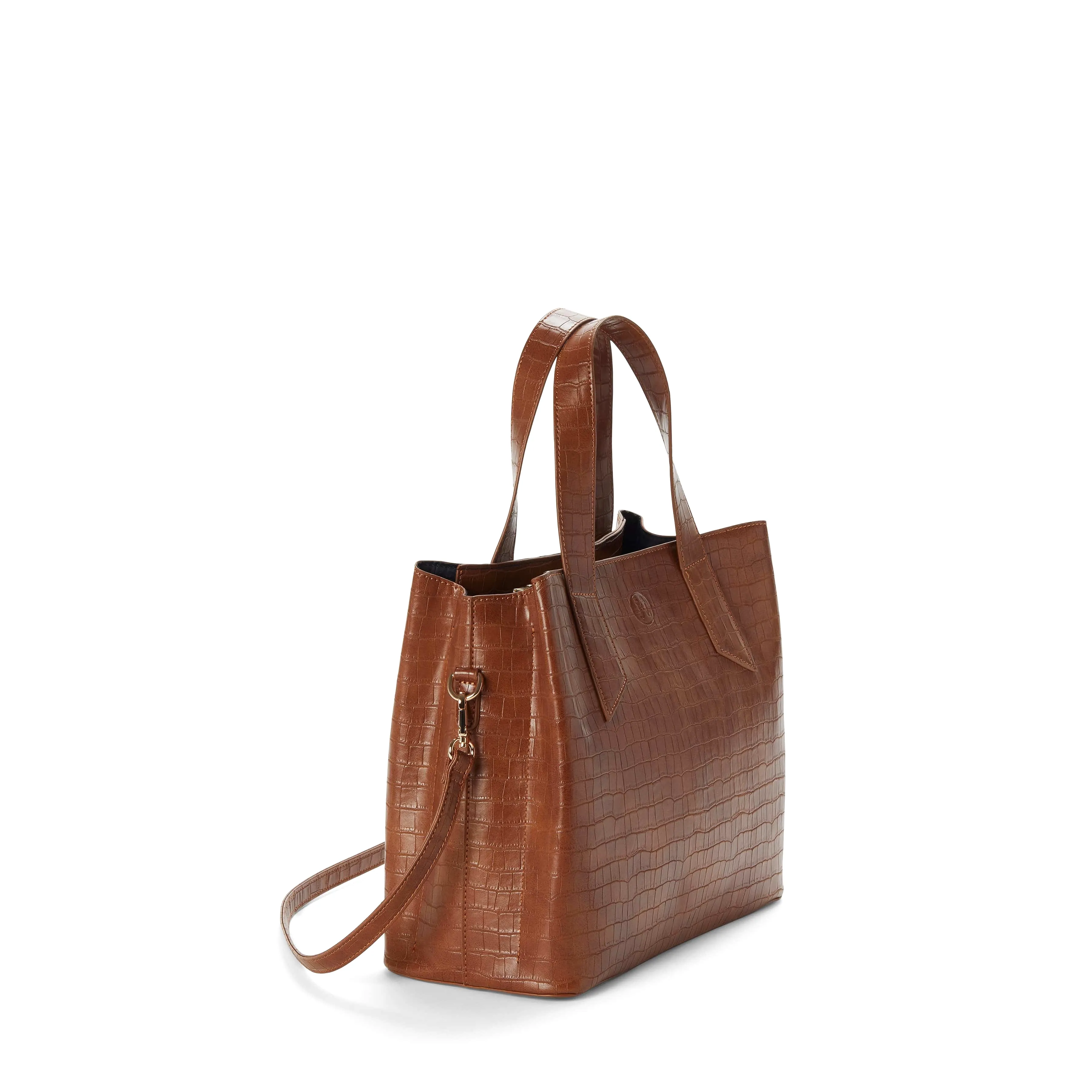 Ariana Croco Vegan Leather Shoulder Tote Bag | Multiple Colours