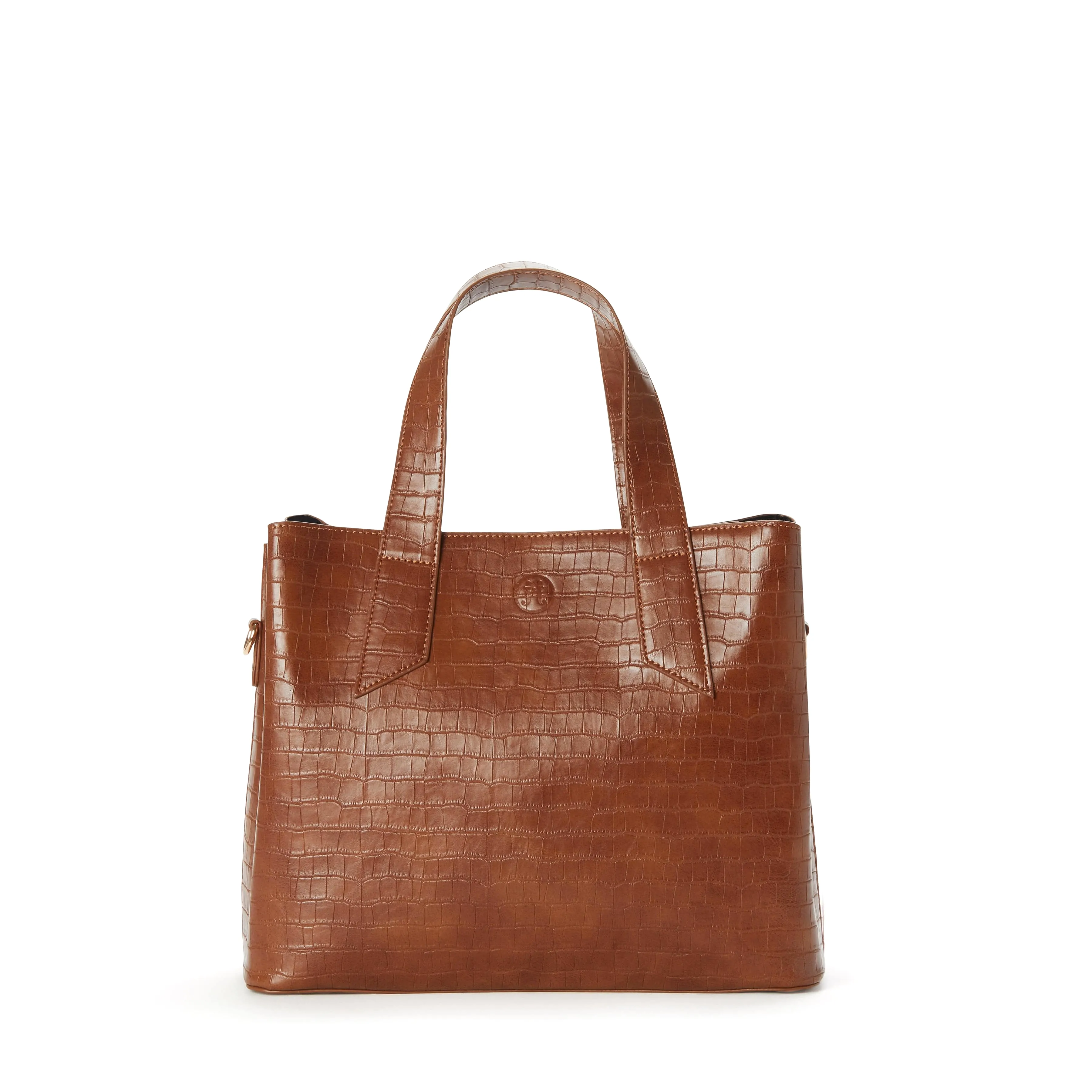 Ariana Croco Vegan Leather Shoulder Tote Bag | Multiple Colours