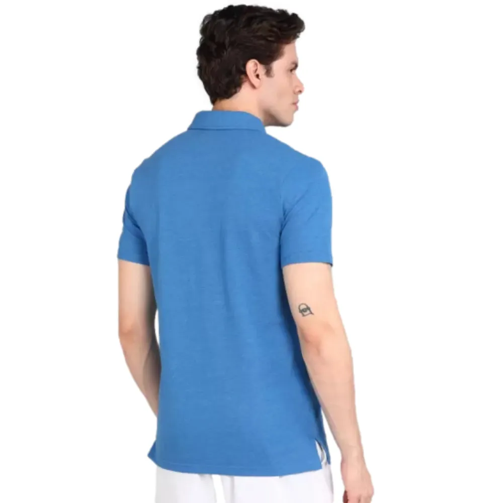 ASICS Men's Heather Polo Top (Lake Drive Heather)