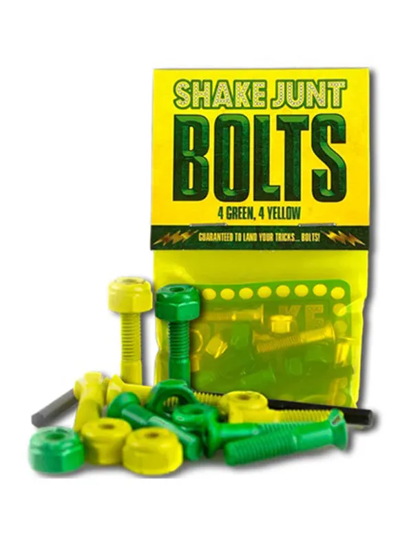 Bag O' Bolts - 4 Green/ 4 Yellow