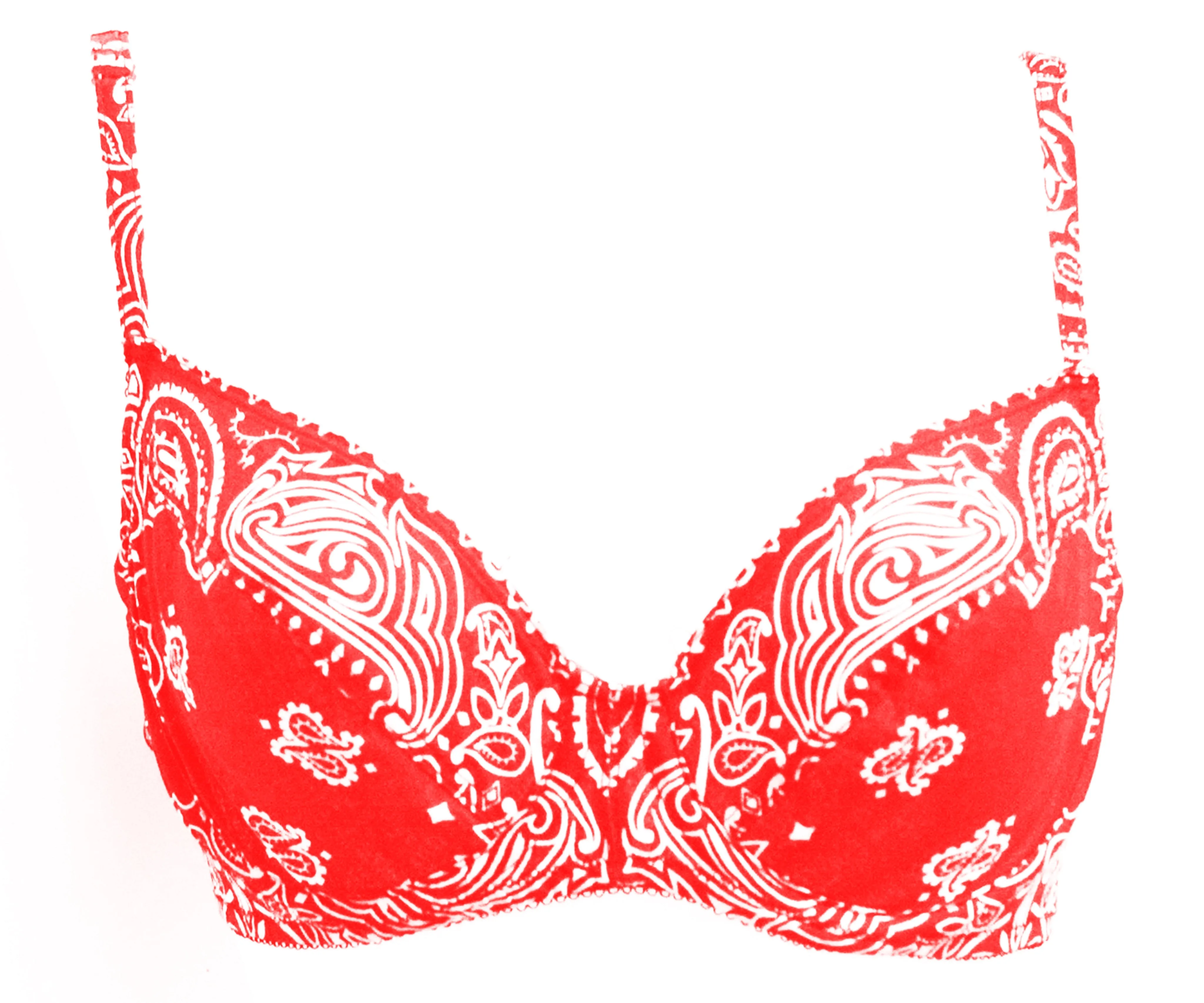 Bandanna Print Underwired Cotton Bra