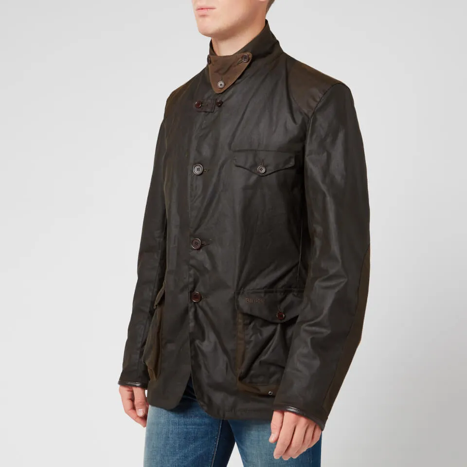 Barbour Heritage Men's Beacon Sports Jacket - Olive - S | Coggles