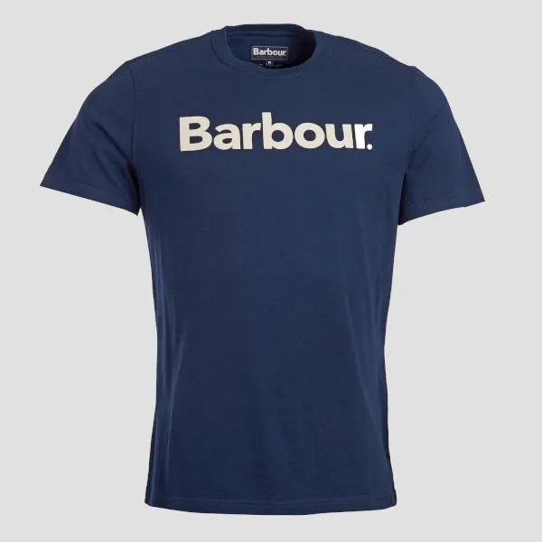 Barbour Heritage Men's Logo T-Shirt - New Navy