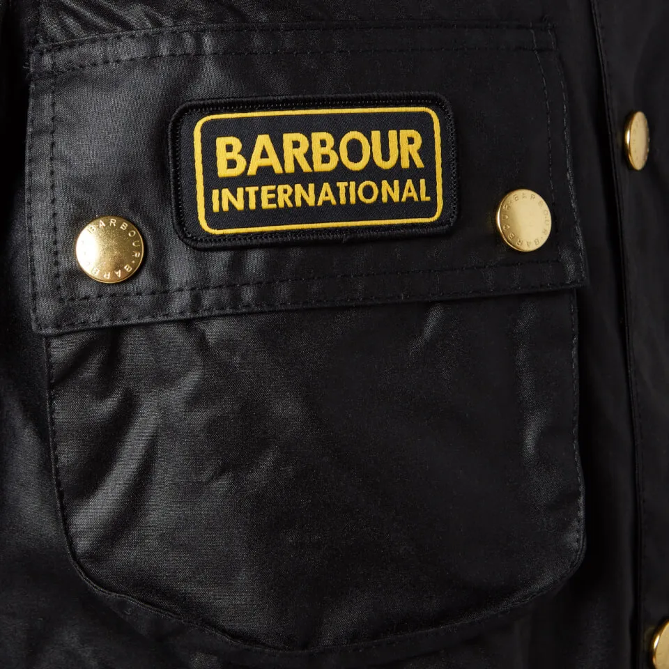 Barbour International Men's Union Jack International Jacket - Black - S | Coggles