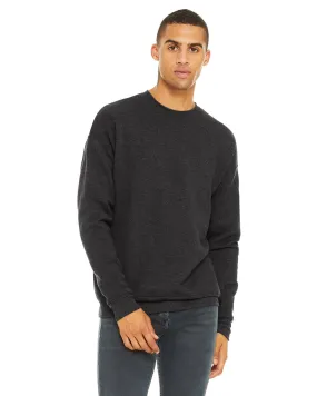 Bella + Canvas Unisex Drop Shoulder Fleece 3945 Dark Gry Heather