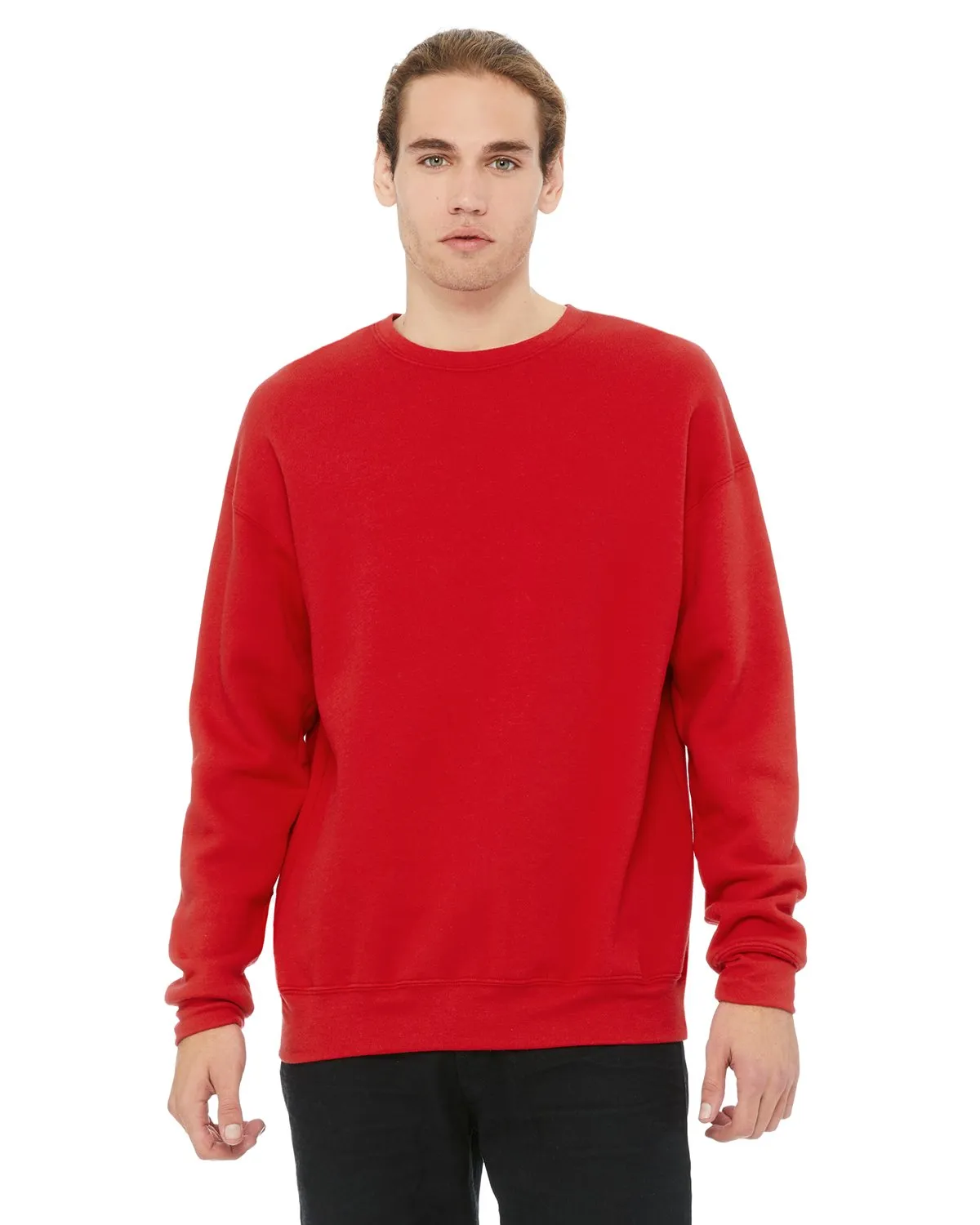 Bella + Canvas Unisex Drop Shoulder Fleece 3945 Red