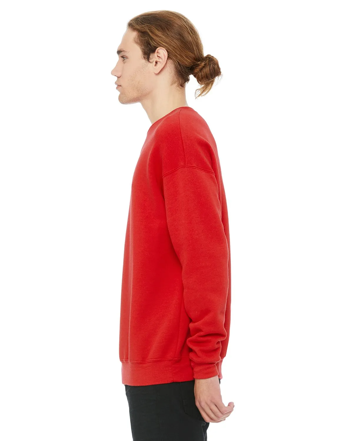 Bella + Canvas Unisex Drop Shoulder Fleece 3945 Red