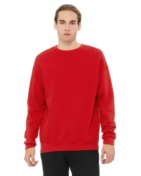 Bella + Canvas Unisex Drop Shoulder Fleece 3945 Red