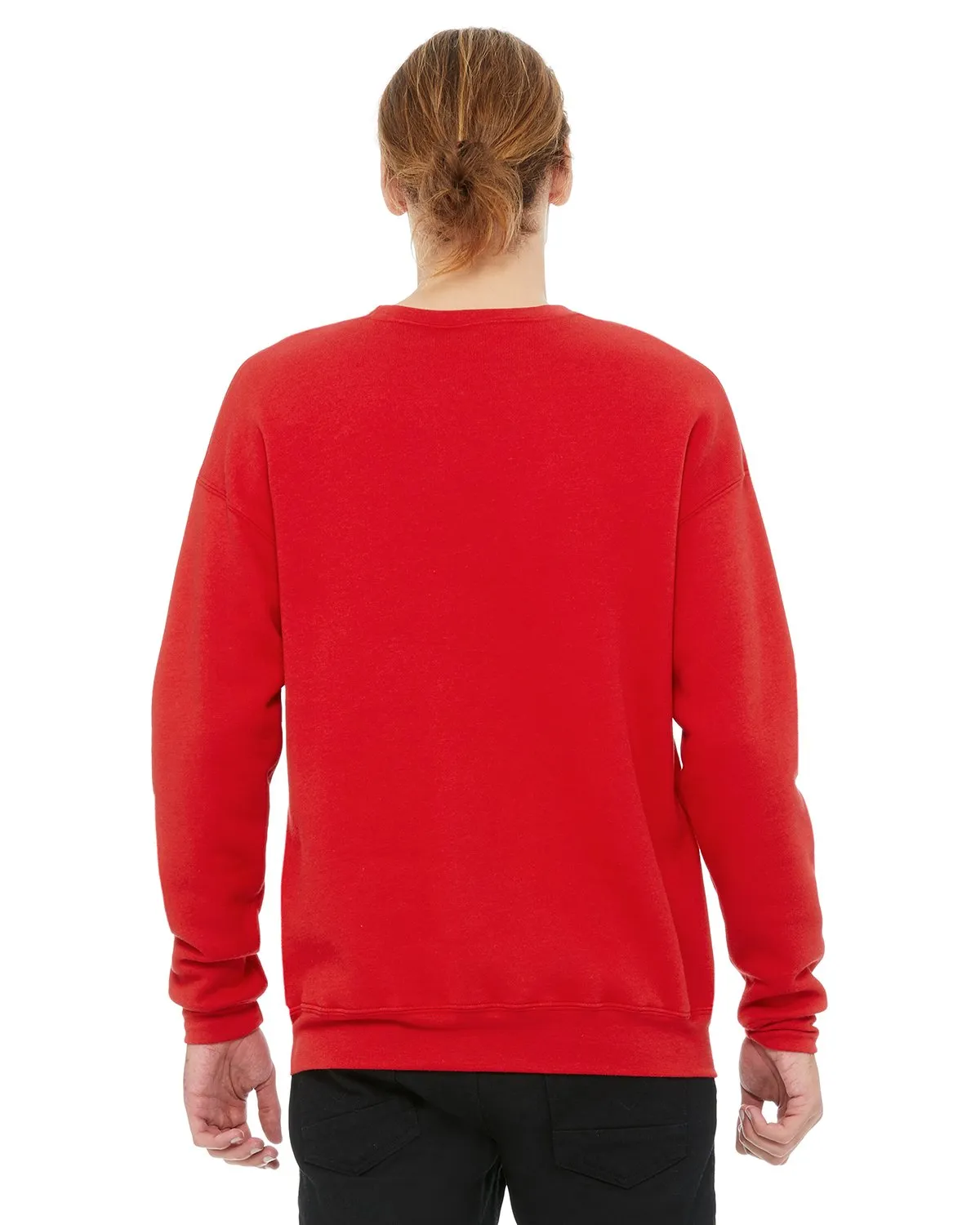 Bella + Canvas Unisex Drop Shoulder Fleece 3945 Red