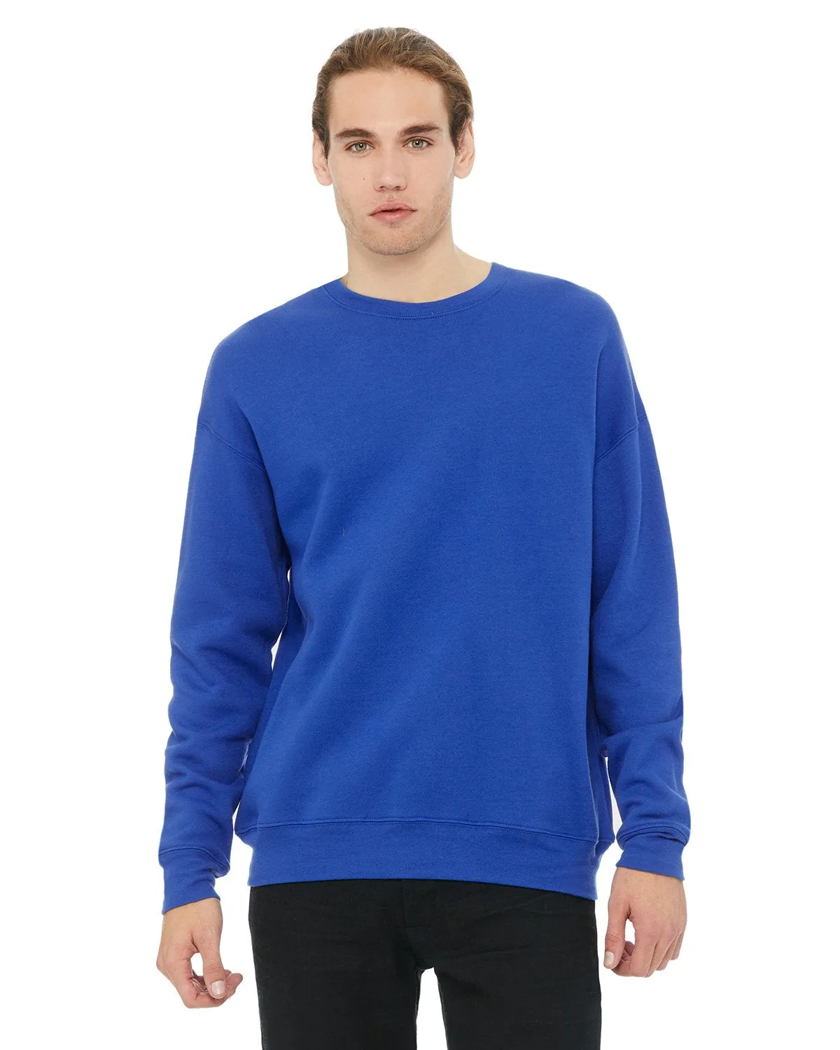 Bella + Canvas Unisex Drop Shoulder Fleece 3945 True Royal