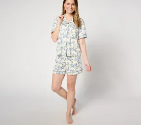 Berkshire Homewear Silky Smooth Notch Collar Pajama Set