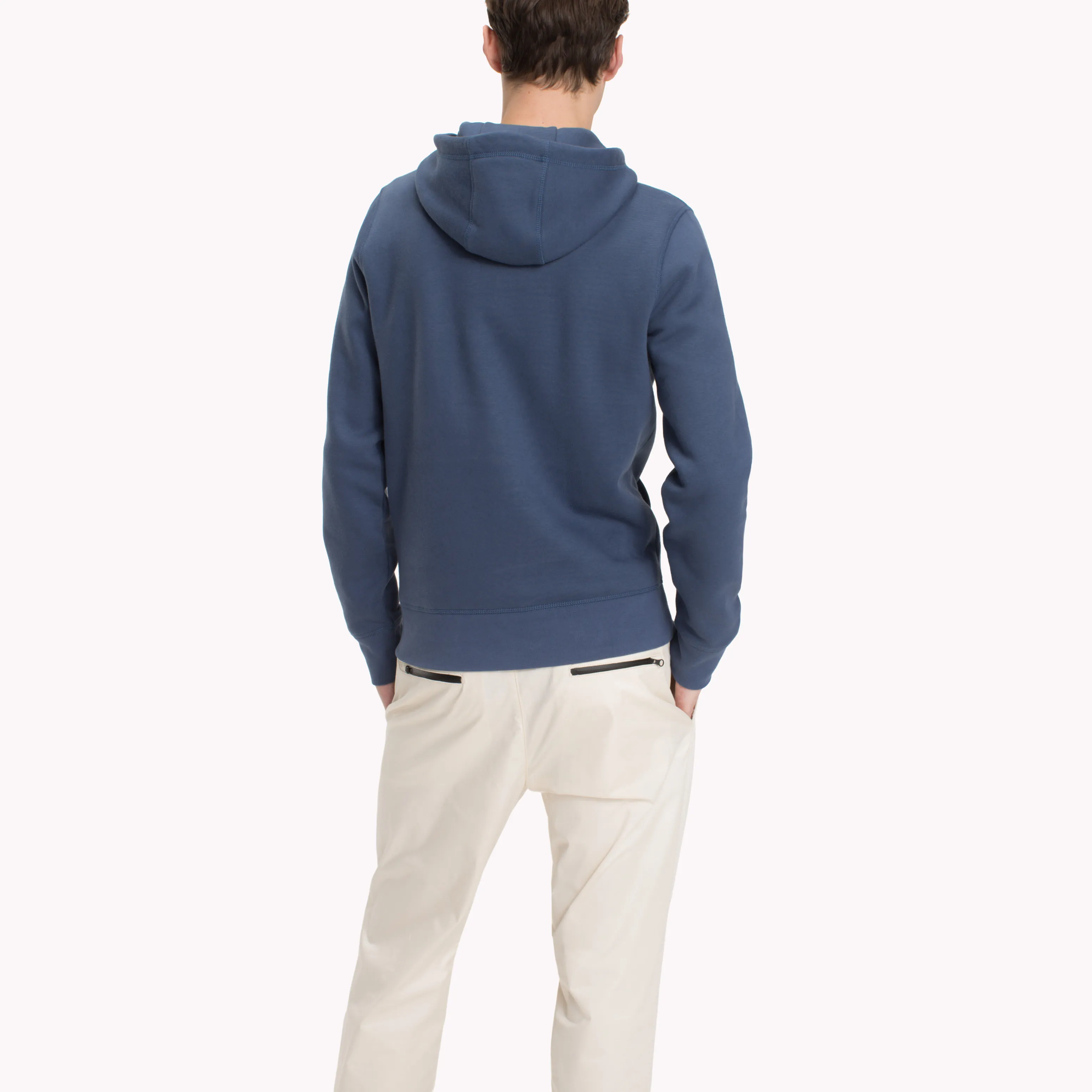 Blue Drawstring Logo Hoodie | Sweatshirts & Hoodies | Tommy Hilfiger