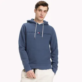 Blue Drawstring Logo Hoodie | Sweatshirts & Hoodies | Tommy Hilfiger