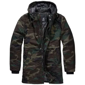 Brandit Grid Camo Parka Woodland