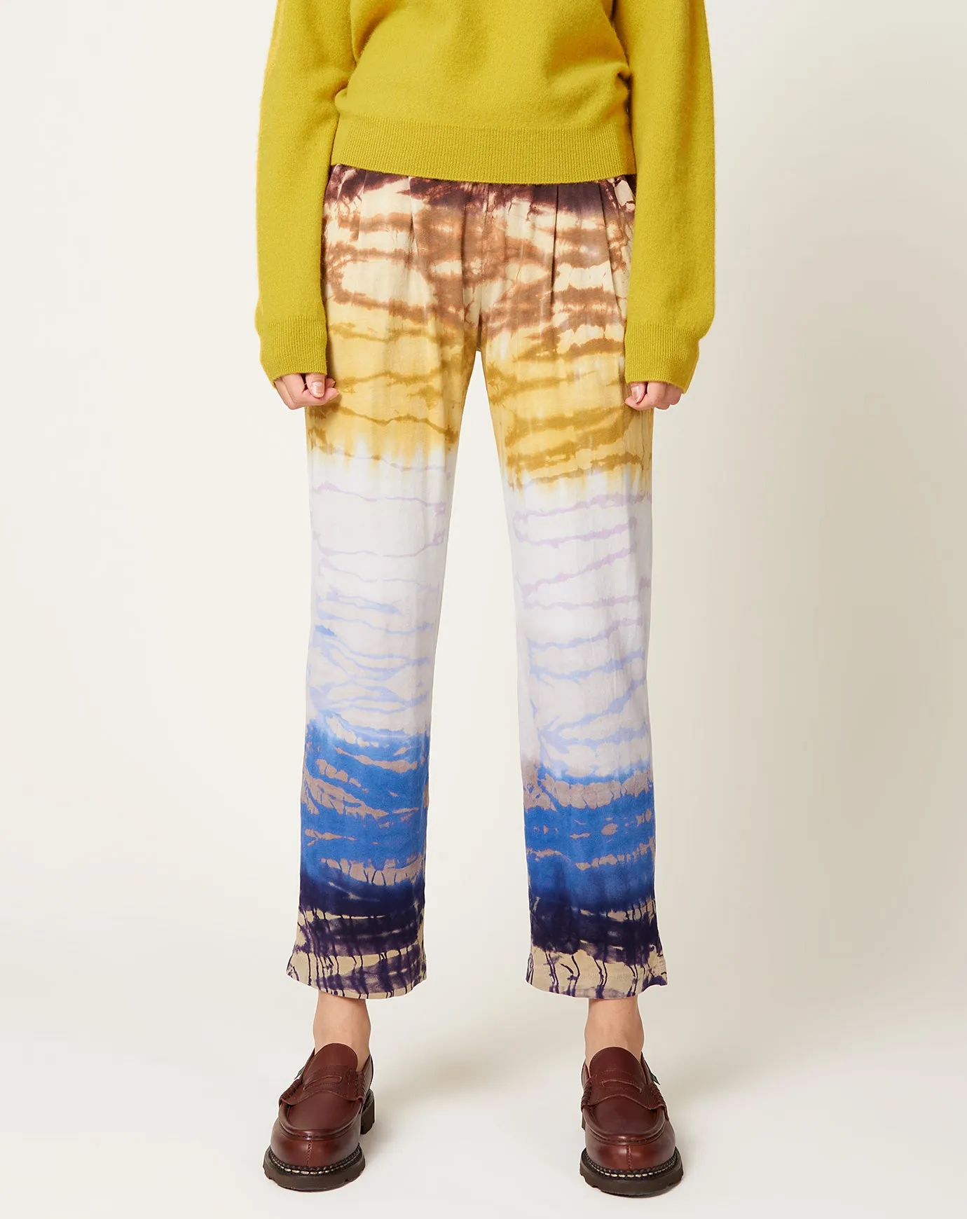 Brooke Pant in Rainbow Hues Tie Dye