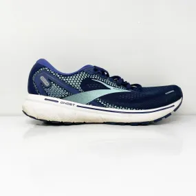 Brooks Womens Ghost 14 1203561B446 Blue Running Shoes Sneakers Size 11.5 B