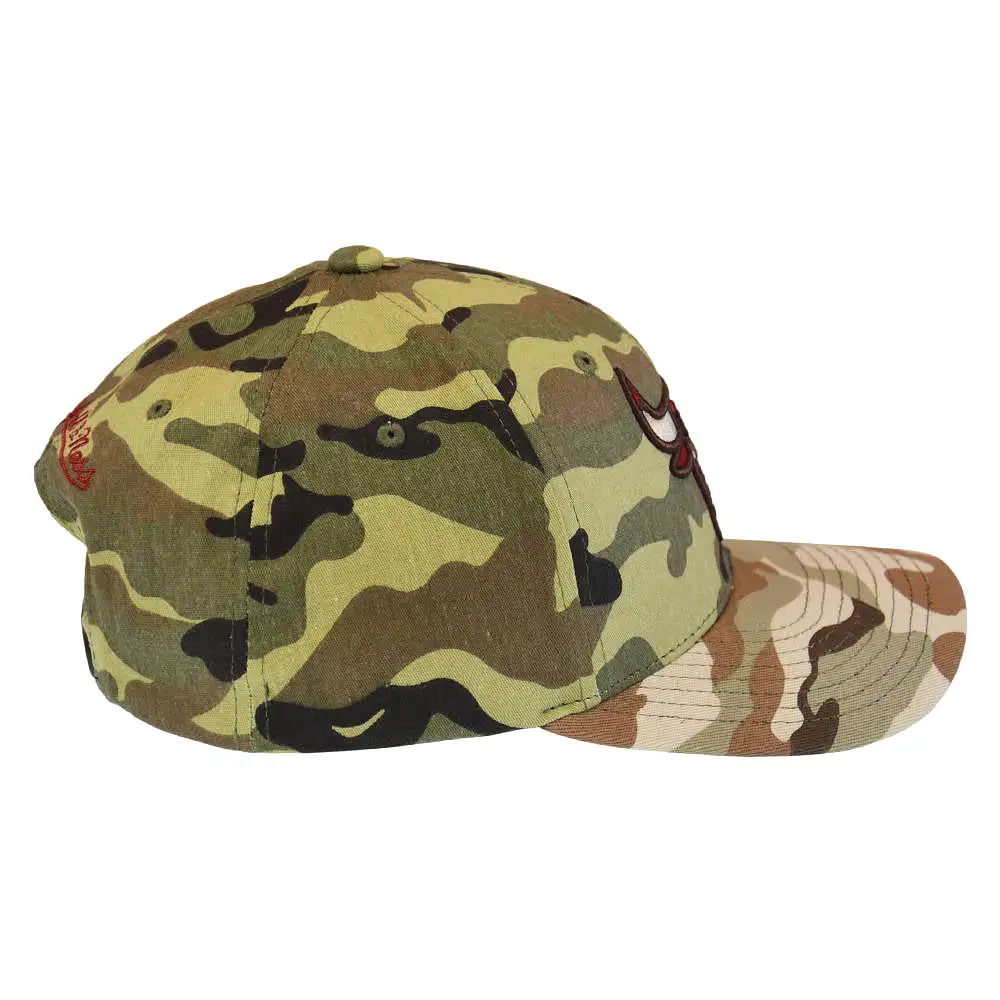 Cap NBA Woodland Desert Stretch Snapback Bulls Camo