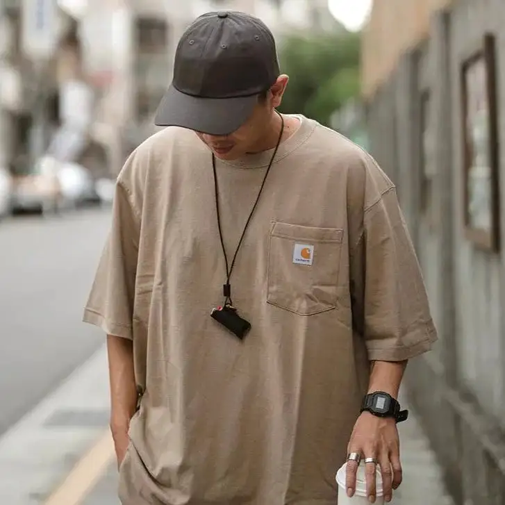 Carhartt K87 Oversized Pocket Tee Desert