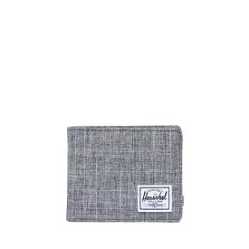 Carteira Herschel Roy Coin RFID Raven Crosshatch