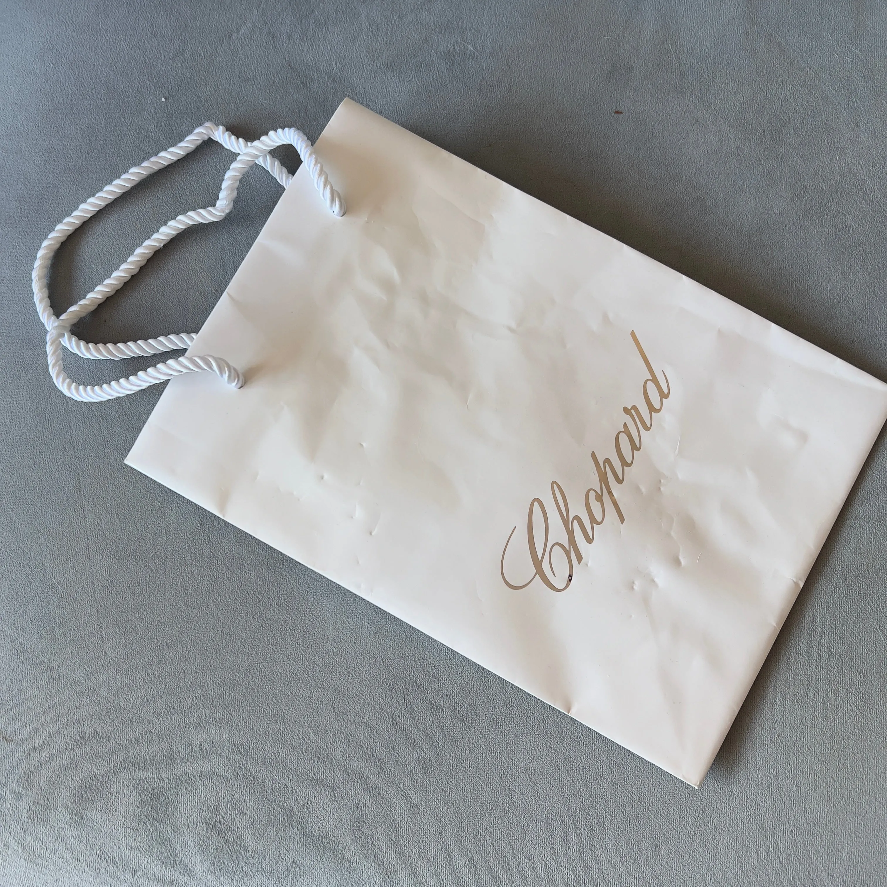 CHOPARD White Shopping Gift Bag