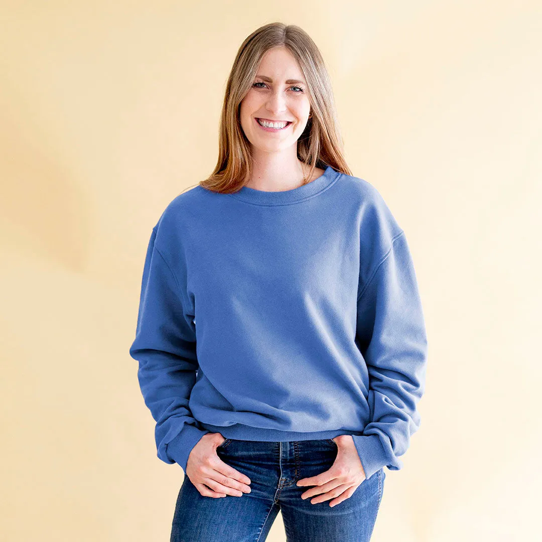 Cornflower Women's Drop Shoulder Crewneck Sweatshirt