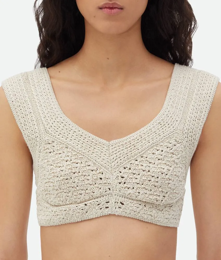 Cotton Crochet Bra