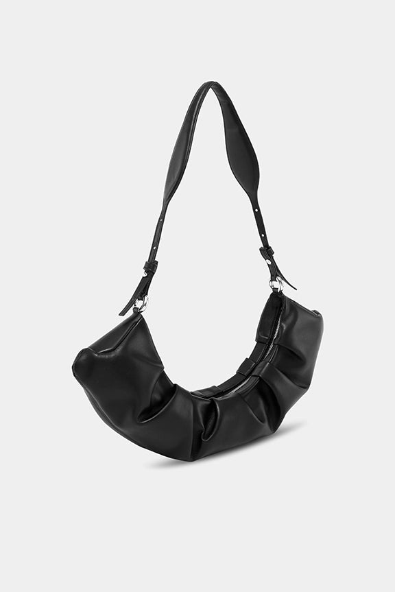 Crisali Vegan Shoulder Bag in Black