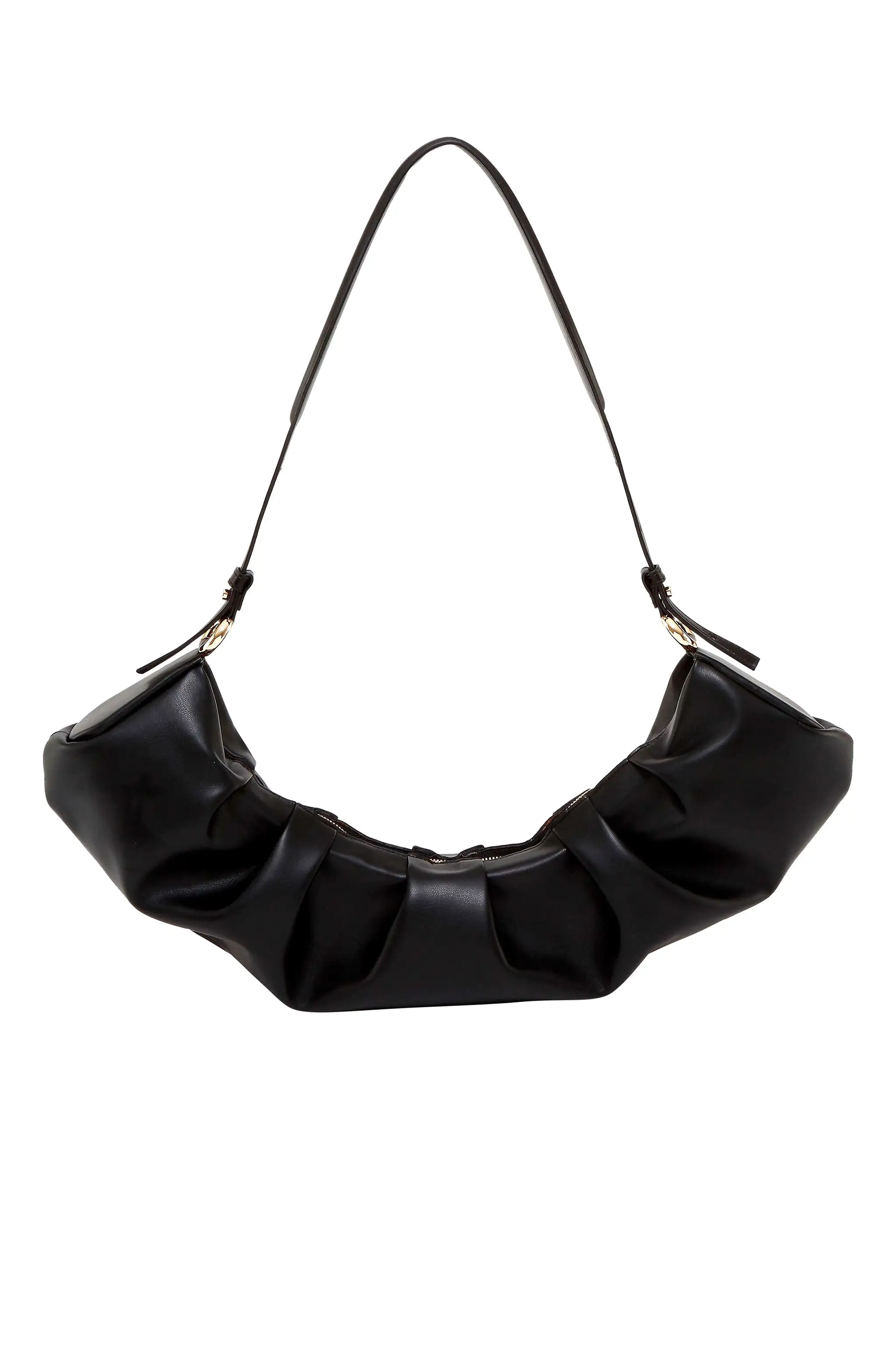 Crisali Vegan Shoulder Bag in Black