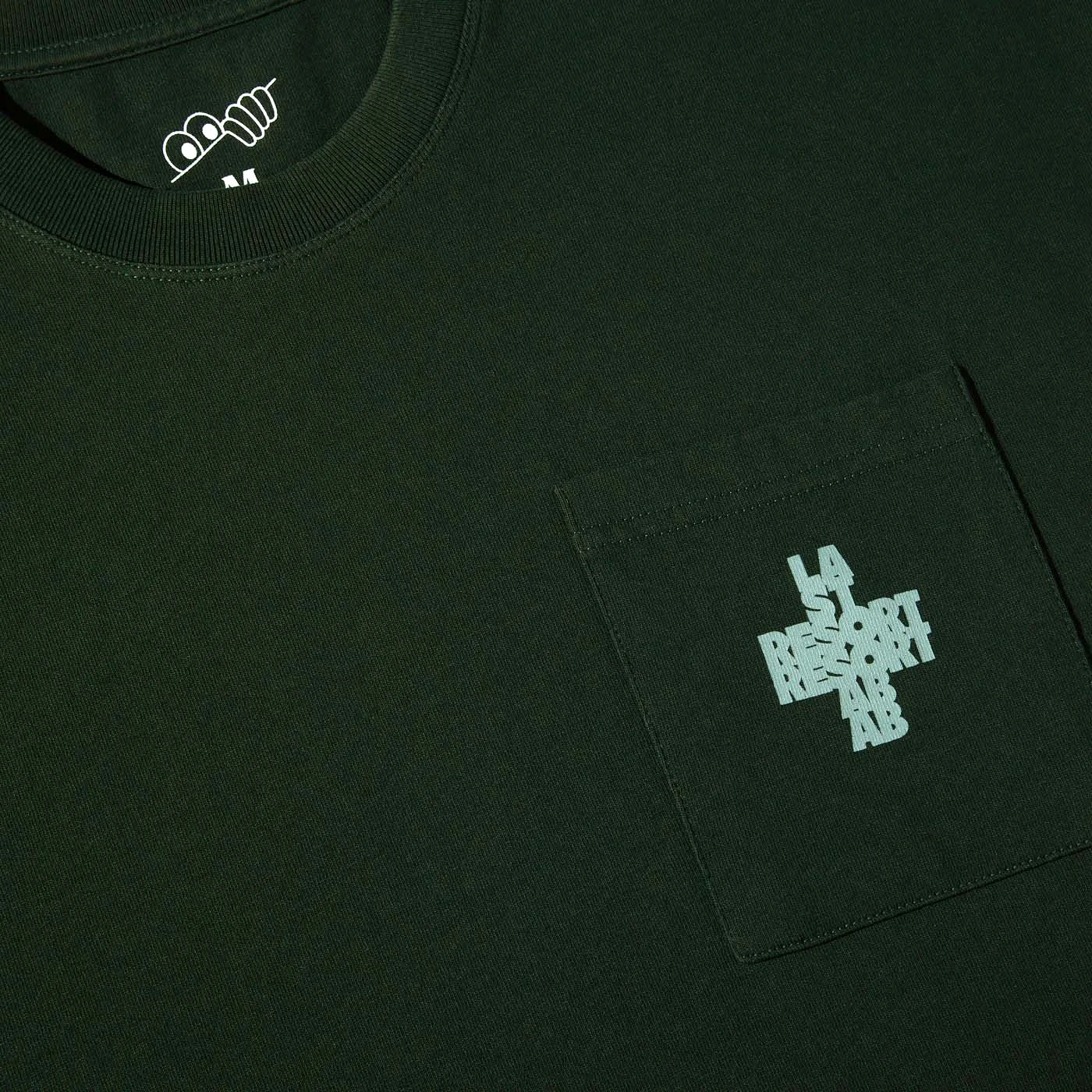 Cross Pocket Tee (Washed Green)