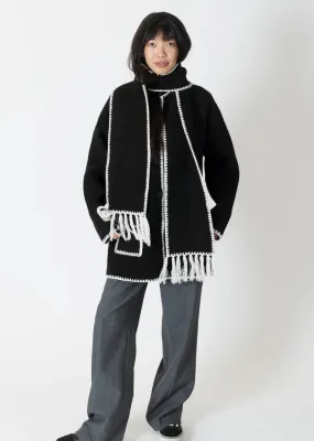 Delany Coat with Scarf