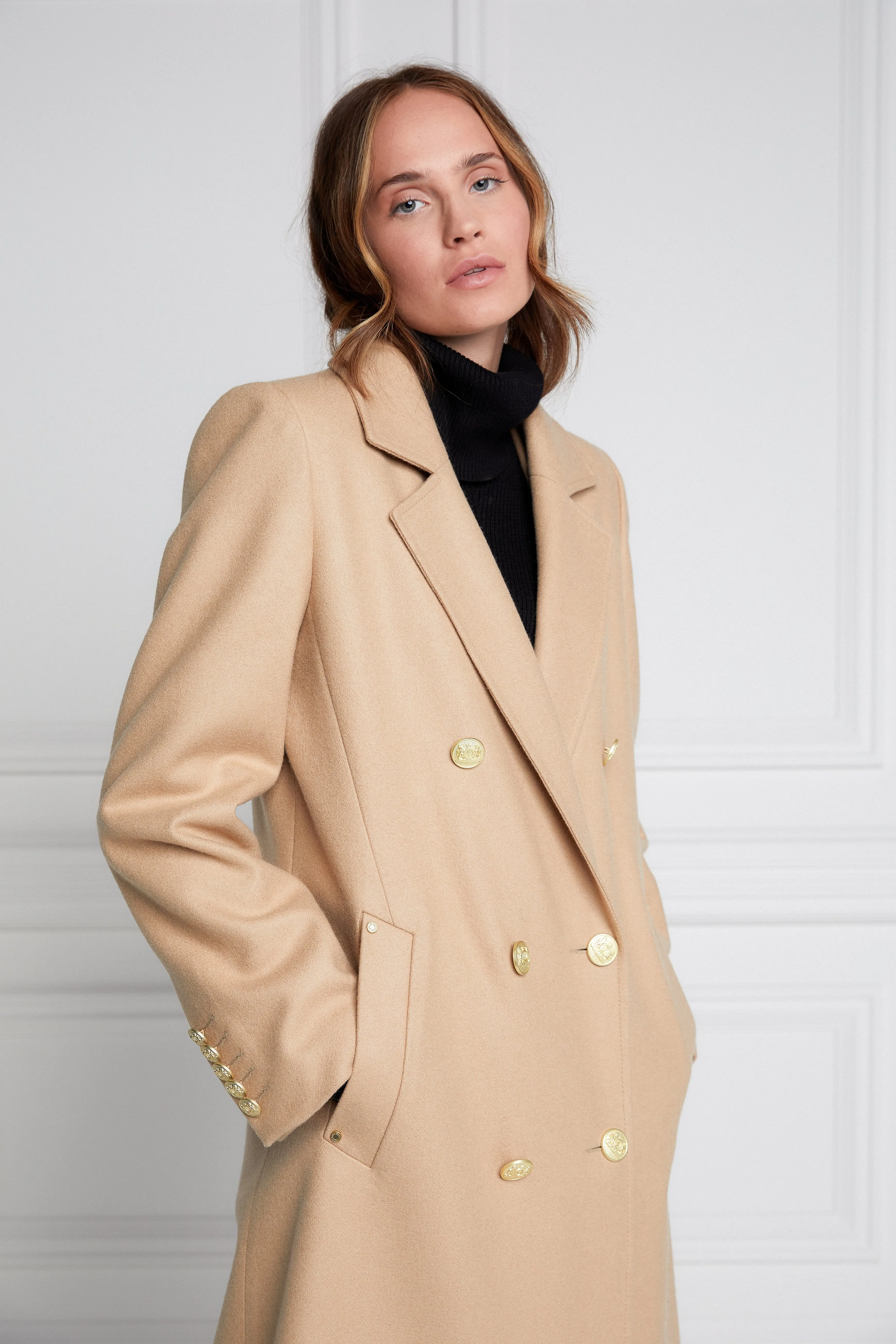 Double Breasted Coat (Camel)