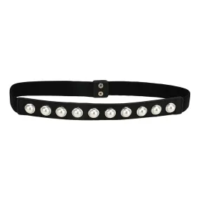 Embellished Pearl Design Belt