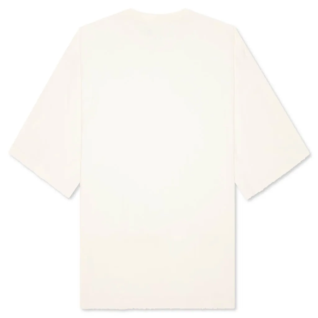 Embroidered Pocket Tee - Bone