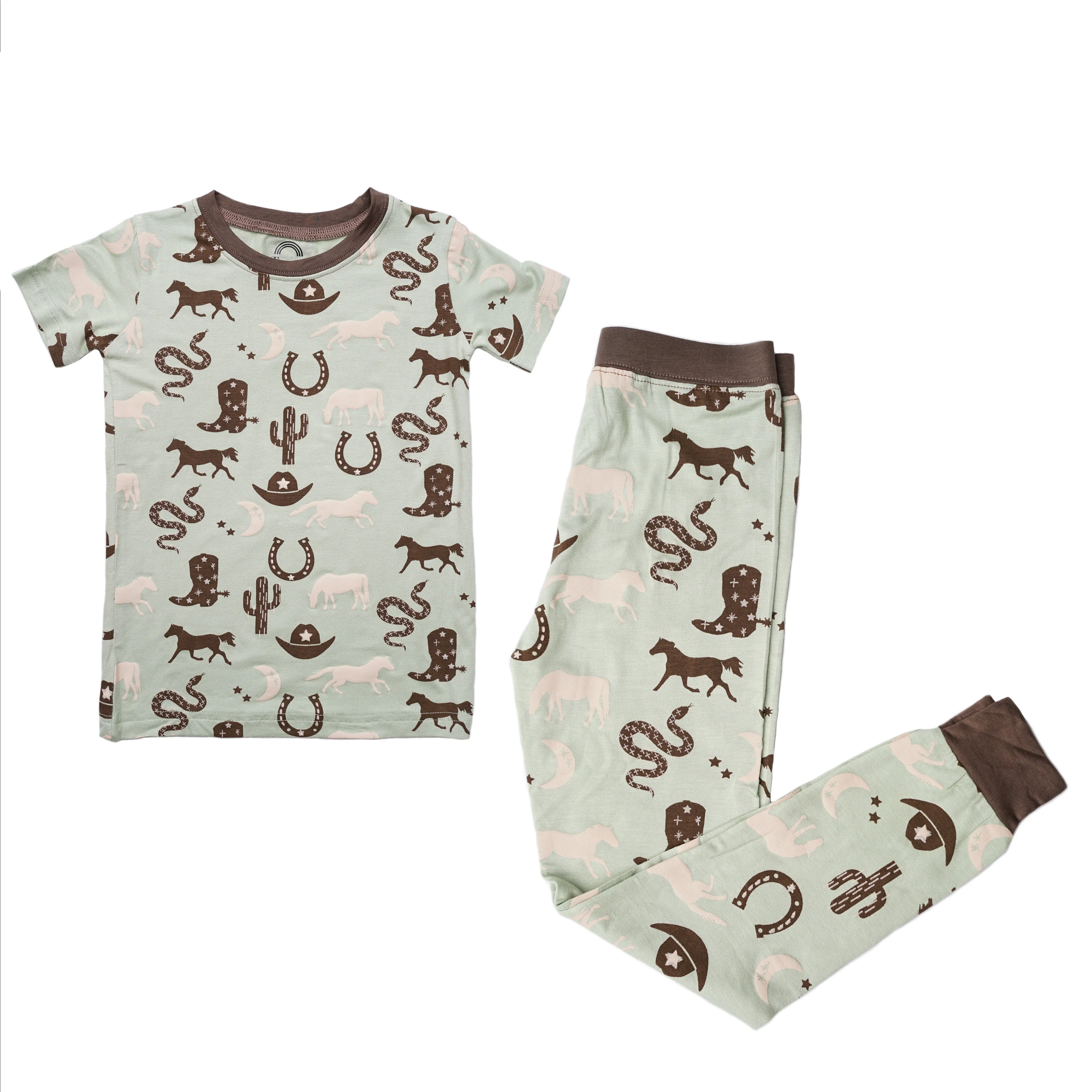 Emerson and Friends Giddy Up! Bamboo Toddler Pajama 2 piece Set