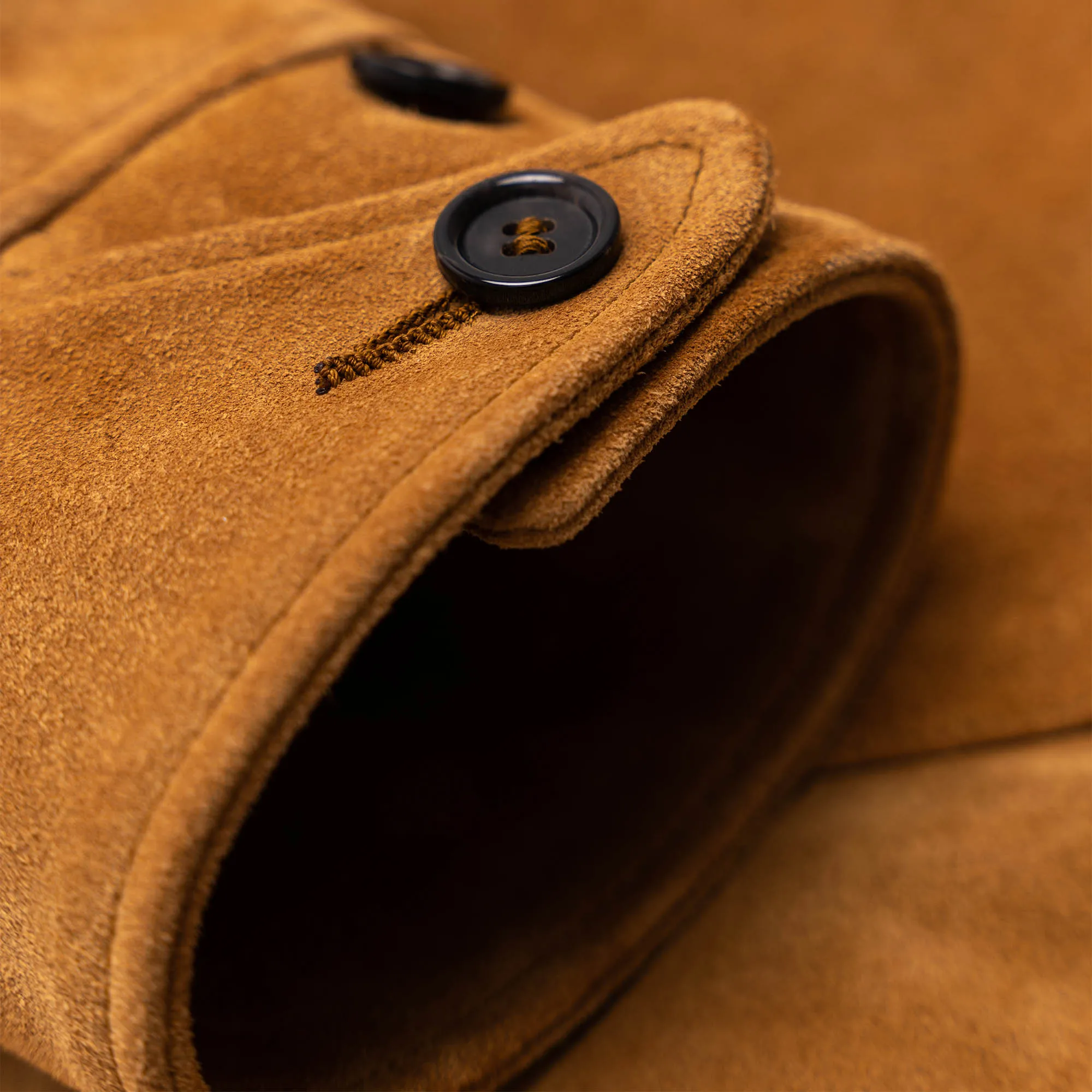 “Enzo” Sabbia Suede Car Coat - Shangri-la Heritage