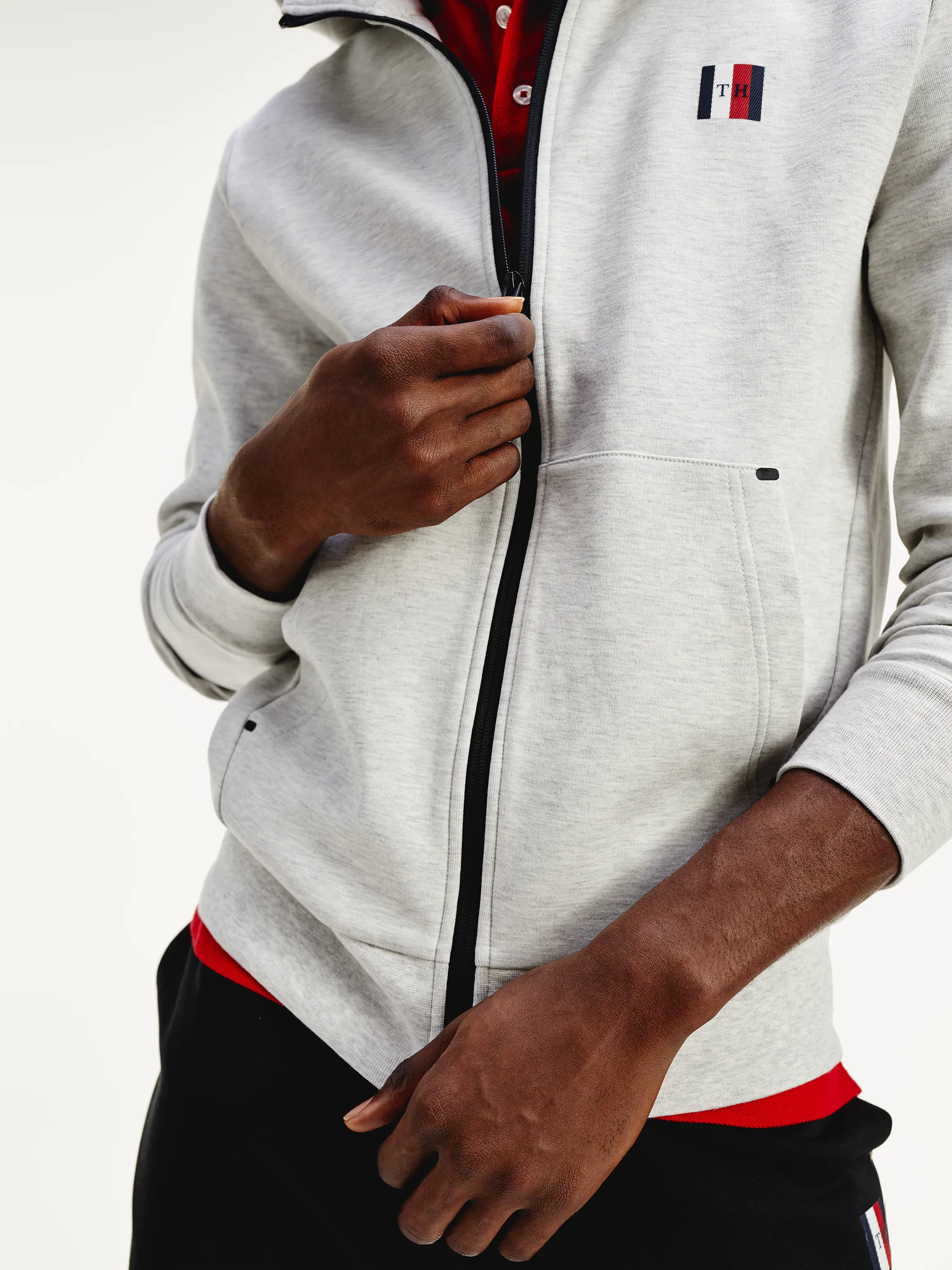 Essential Zip-thru Hoodie | Sweatshirts & Hoodies | Tommy Hilfiger