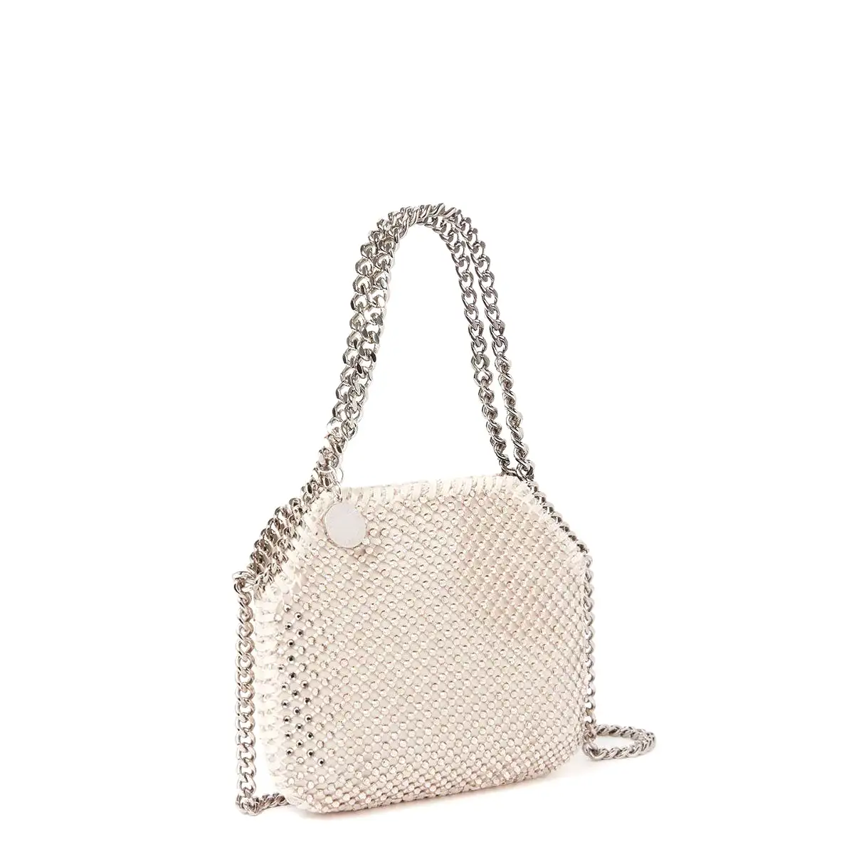 Falabella Mini Evening Crystal Mesh, Honey