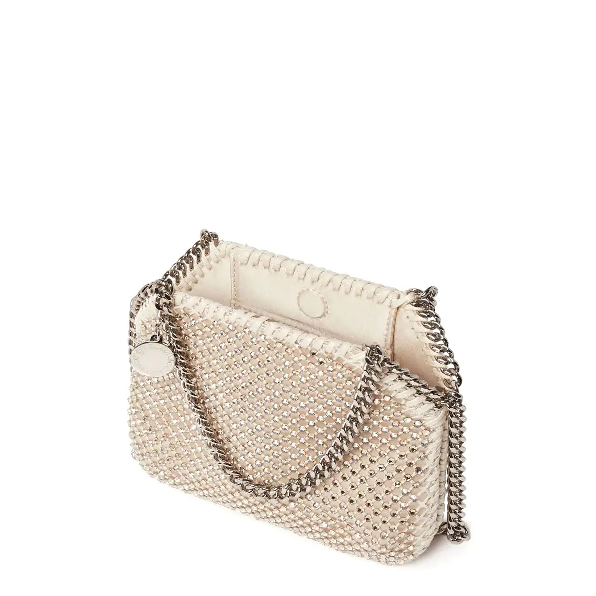 Falabella Mini Evening Crystal Mesh, Honey