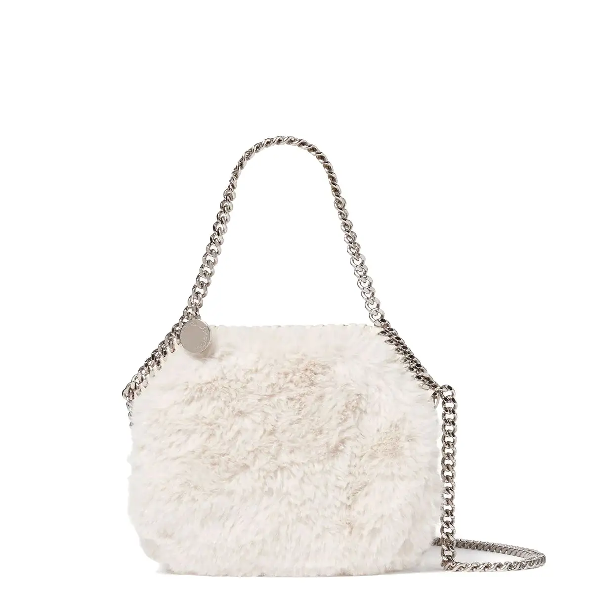 Falabella Mini Evening Fluffy, Ivory