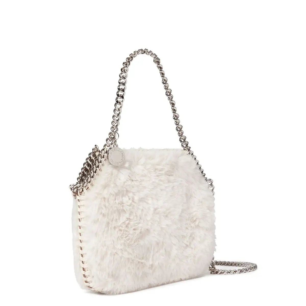 Falabella Mini Evening Fluffy, Ivory