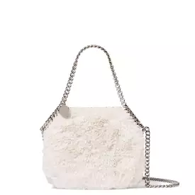 Falabella Mini Evening Fluffy, Ivory