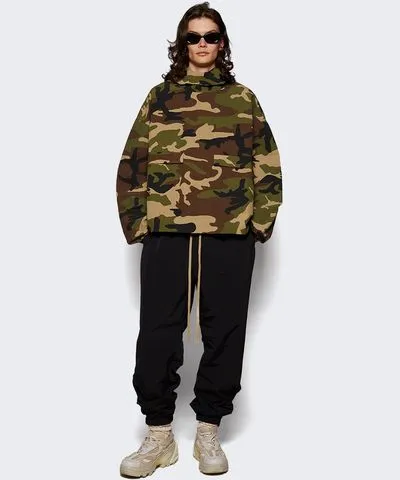 Fear of God Military Hooded Anorak Woodland Camo