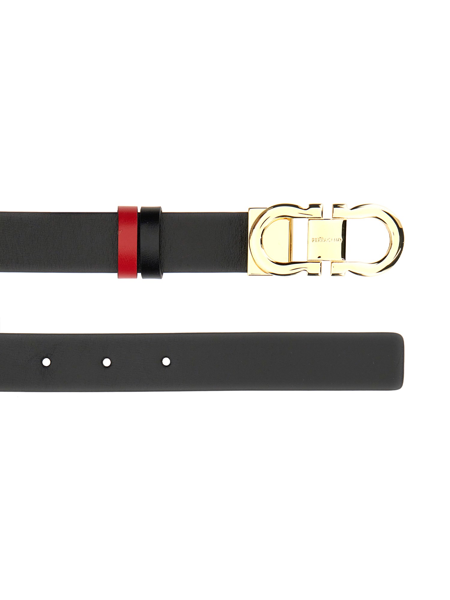 FERRAGAMO    REVERSIBLE LEATHER BELT