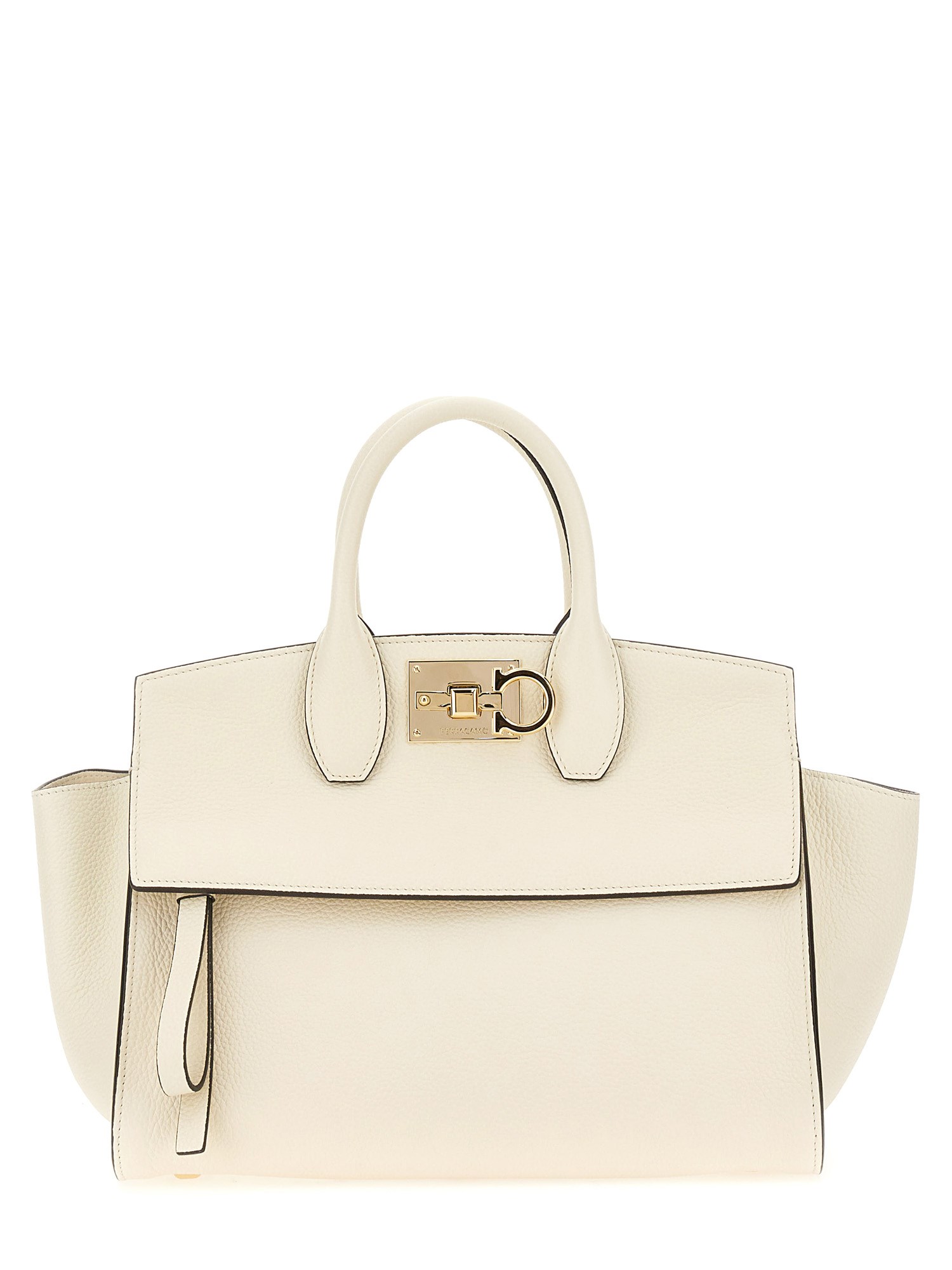 FERRAGAMO    SOFT MEDIUM LEATHER STUDIO BAG