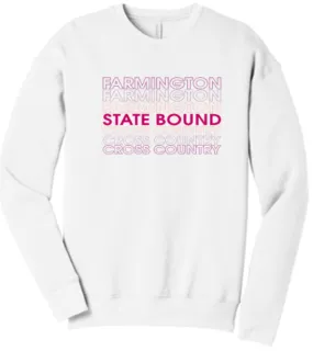 FHS GIRLS XC STATE UNISEX SPONGE FLEECE DROP SHOULDER SWEATSHIRT