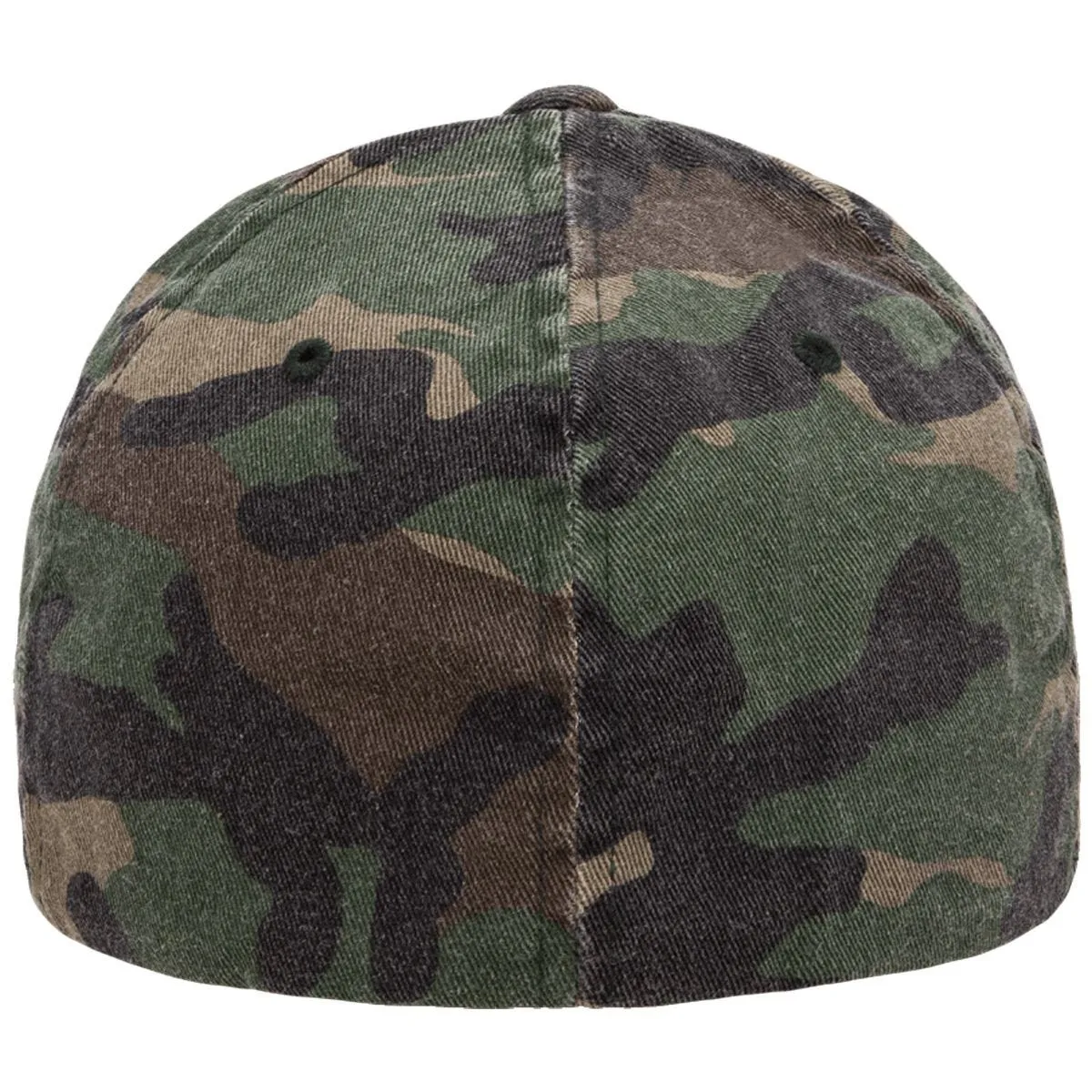 Flexfit Garment Washed Camo Woodland