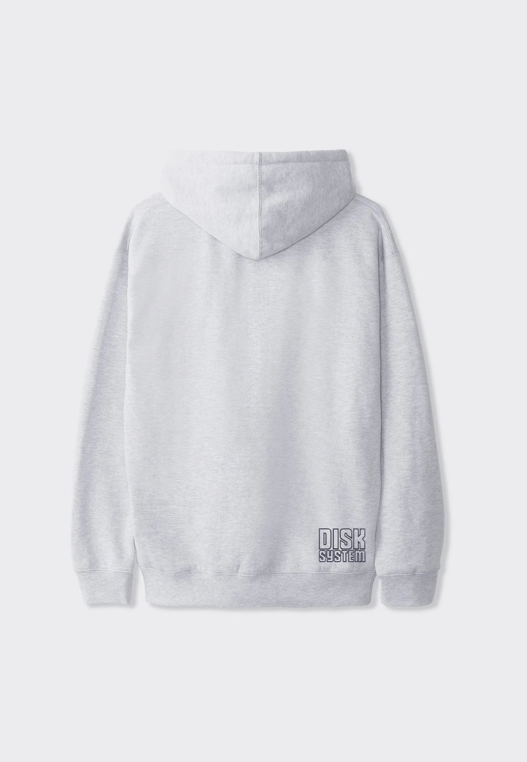 Folder Logo Hoodie - Ash Grey